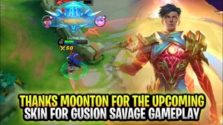 Thanks MOONTON For This Upcoming Skin of GUSION | SAVAGE Gampley | Mobile Legends: Bang Bang