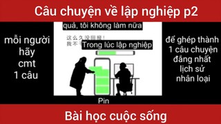 Câu chuyện về lập nghiệp                        #videohaynhat
