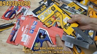 Lên hàng đồ nghề cầm tay các loại Tolsen, Workpro...