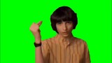 Finn Wolfhard Snapping Fingers Meme Template Mentahan Green Scene (+ Snapping Sfx)