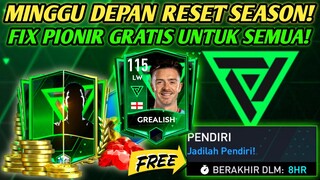 MINGGU DEPAN RESET SEASON! FIX PEMAIN PIONIR GRATIS UNTUK SEMUA ORANG! MATCH FULL FOUNDER YUAHPLAY!