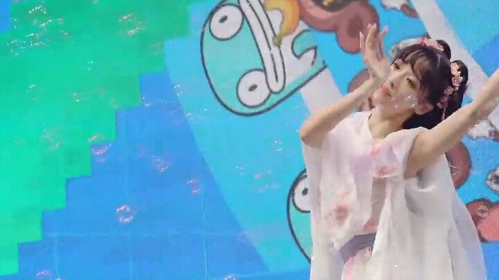 【4K】ChinaJoy Kuaishou booth Zi Yan's "Peach Blossoms"