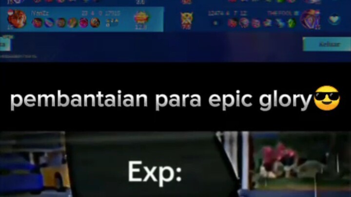 pembantaian para epic Glory😎