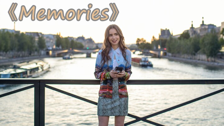 [Remix]Adorable Lily Collins in <Emily in Paris>|<Memories>