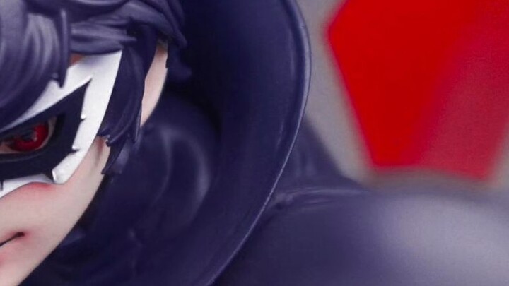 [Painting process] P5 Amamiya Ren JOKER, this look is so handsome that it makes me cry!!!