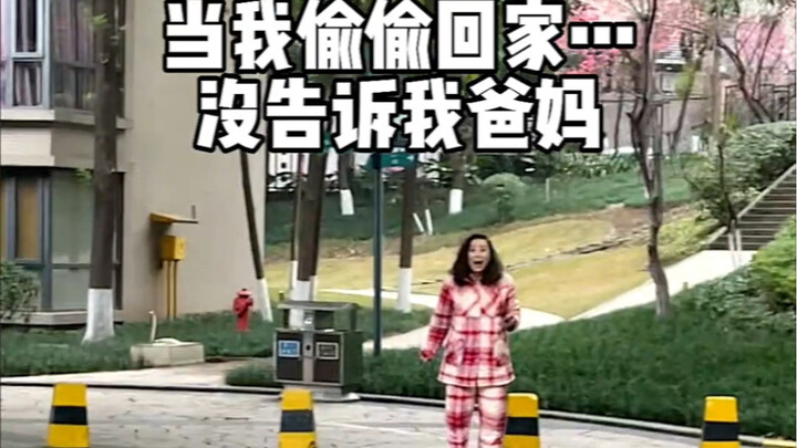 Ketika aku diam-diam pulang ke rumah tanpa memberitahu orang tua, reaksi ibuku membuatku tak bisa me