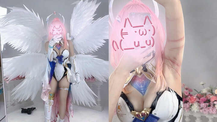 Demi melakukan cosplay adegan ikonik Emis, leherku sampai penuh dengan bekas luka akibat tali…
