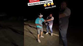 Vatvagul in virtual reality 🤣Shreeman legend funny moment🤣 karan trying VR first time 🤣#shorts
