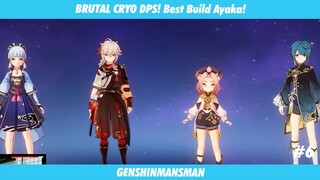BRUTAL CRYO DPS ! BEST BUILD AYAKA !!! #6