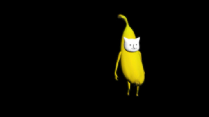 Virtual Cat Version of Big Banana