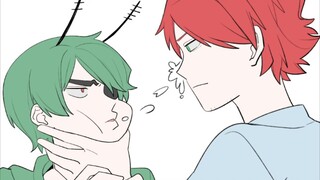 [SpongeBob/Crab/Handwriting] Mr. Krabs and Mr. Crab’s kiss x