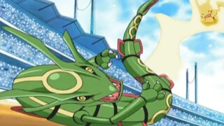 [Anime][Pokemon]Pikachu Beating Rayquaza? Groudon Got Weakened?