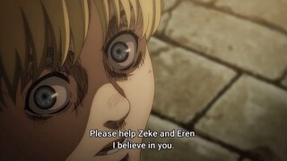 yelena scary face ahhh attack on Titan season 4