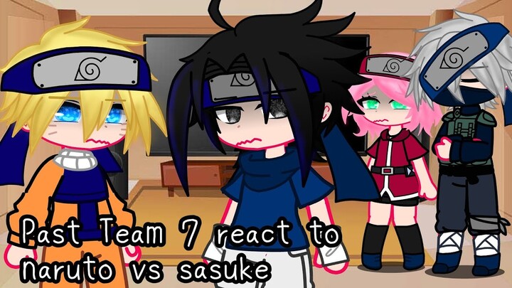 Past Team 7 react to naruto vs sasuke • Full battle • #Best fight •