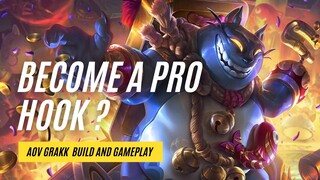 AOV | Grakk GamePlay and Build, tobe a Pro HOOK - Arena of Valor