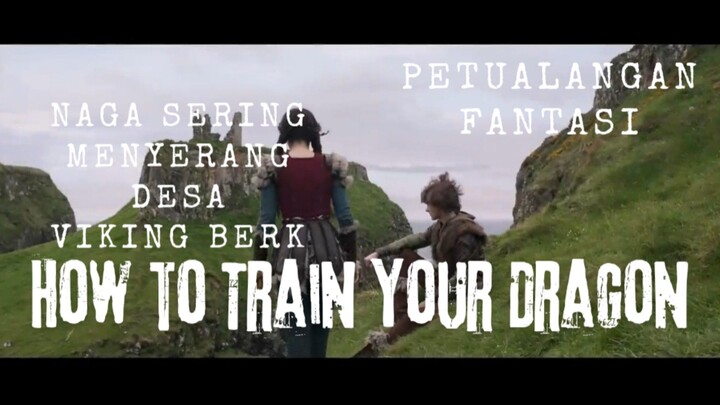 Film How To Train Your Dragon. Naga Sering Menyerang Desa Viking Berk. Petualangan Fantasi.
