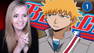 My First Time Watching BLEACH - BLEACH Dub Episode 1 Reaction