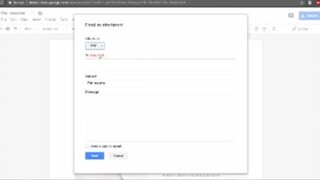 Cách gửi email đính kèm văn bản Google Docs đang soạn thảo