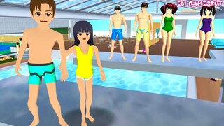Yuta Mio Cemplung Ke Kolam Renang Pental Pentol | Sakura School Simulator @Ebi Gamespot