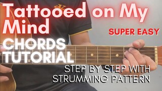 D'Sound - Tattooed on My Mind Chords (Guitar Tutorial) for Acoustic Cover