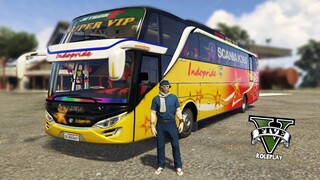 PERJUANGAN SEORANG SOPIR BUS !! GTA V ROLEPLAY INDONESIA