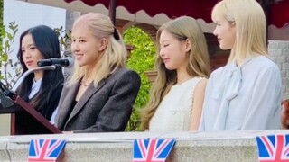 彩英标准流利的英文！BLACKPINK 526出席英国大使馆高清新闻拍