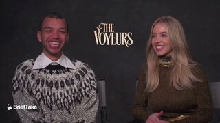 Justice Smith, Sydney Sweeney talk 'The Voyeurs' and 'SVU' love