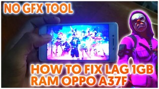 Free Fire🔥Fix lag 1gb 2gb 3gb ram device's | free fire fix lag no gfx tool Oppo a37f (Must Watch)