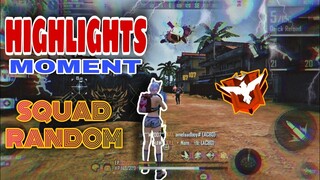 HIGHLIGHTS MOMENT | SQUAD RANDOM Ranked | FREE FIRE INDONESIA