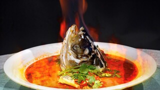 Cháy! Đầu cá xào ớt chuông! Cẩm nang ẩm thực Trường Sa 05
