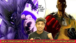 Inilah Sebab Kenapa Saitama Tak 'EXCITED' Menentang Awakened Garou!!