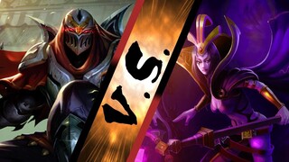 [THROWTHI] Khi mid ZED vs LeBlanc - Văn Tèo Lần Đầu Tiên Đánh ZED Xanh