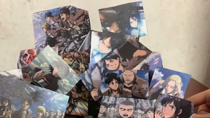 Attack on Titan three-dimensional handmade book