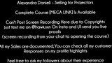 Alexandra Danieli – Selling for Projectors course download