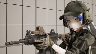 【少前小动画】HK416巷战射击