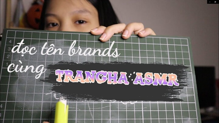 ASMR Phát âm tên thương hiệu tiếng Pháp | Pronounce cosmetic brand names in French