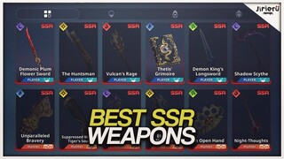 BEST SSR WEAPONS TO REROLL FOR SUNG JINWOO! | Solo Leveling: Arise