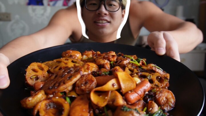 หม่าล่าเสี่ยวโข่วฉบับครอบครัว เพิ่มพริกปีศาจสองเม็ดครึ่ง ฮือ～ไม่เผ็ดเลย