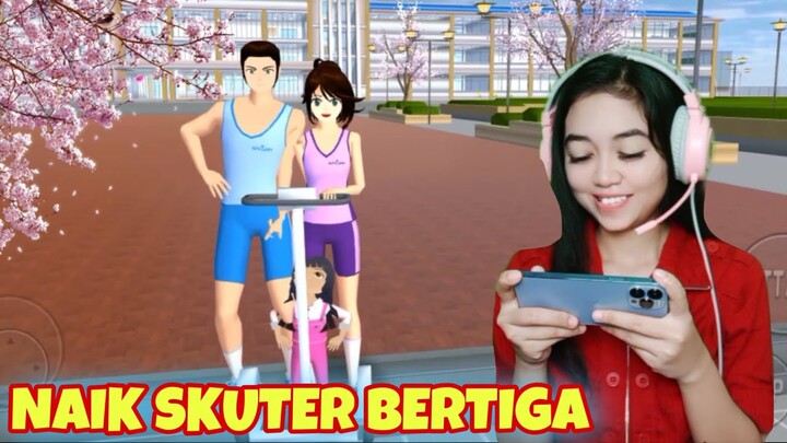 TUTORIAL CARA GAMPANG NAIK SKUTER BERTIGA DI SAKURA SCHOOL SIMULATOR #sakuraschoolsimulator #fyp