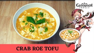 Genshin Impact Recipe #25 / Crab Roe Tofu