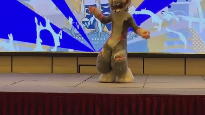 [Peppa Dance] Kirby's first fursuit Pepe dance full song - Shenyang Star Festival