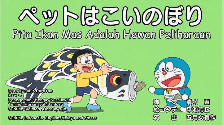 Doraemon Episode 653A Pita Ikan Mas- Doraemon Subtitle Indonesia, English, Melayu