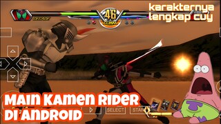 Gameplay Kamen Rider: Super Climax Heroes di Android