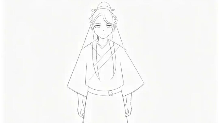 menggambar karakter manhua part 1 (sketsa)