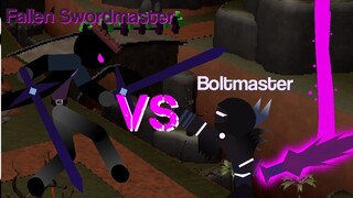 Fallen Swordmaster VS Boltmaster (TDS VS TBZ) Tower Defense Simulator