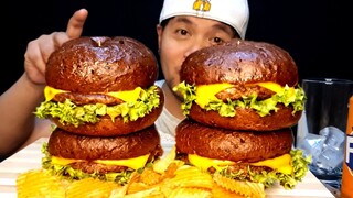 UNIQUE HOMEMADE BURGER MUKBANG | PINOY MUKBANG