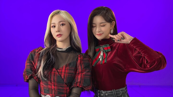 Attic MIA & Wang Yiren focus on the Christmas dance relay, covering aespa, Twice, BTS, NCT, and more