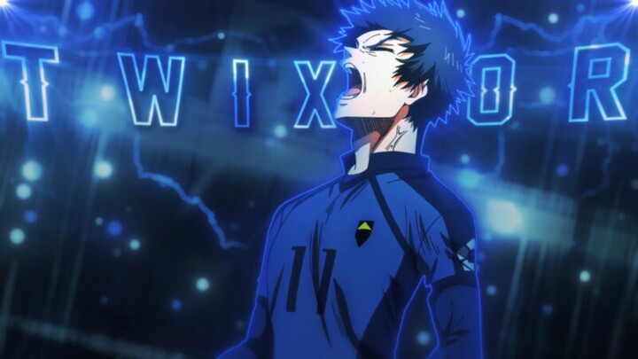 Anime Blu lock saat pertandingan sepak bola MC ini menyenmangatkan tim nya🔥☺️( Lycris x AMV)#