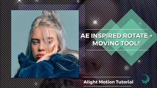 ae inspired rotate + move transition or intro tutorial ( alight motion read description )