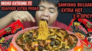 MUKBANG SEAFOOD SAMYANG BULDAK EXTRA HOT 2X SPICY